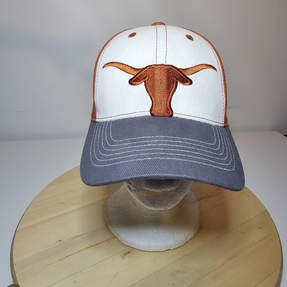 NCAA Texas Long Horns Snap Back By Captivating Head Gear Orange,Gary,White - Picture 1 of 7
